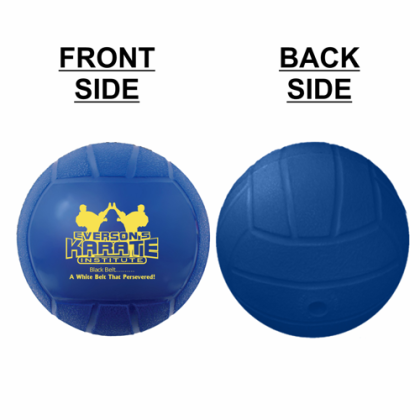 Custom Mini Vinyl Volley Ball - Blue Custom Mini Vinyl Volley Ball - Blue