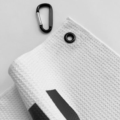 Custom Imprinted Pickleball Towel with Pockets Custom Imprinted Pickleball Towel with Pockets