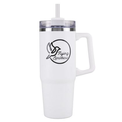 Custom Frosty 30 oz Tumbler - White Custom Frosty 30 oz Tumbler - White