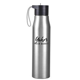 Custom 24 oz. Ridge Recylced Aluminum Bottle With Silicone Grip Custom 24 oz. Ridge Recylced Aluminum Bottle With Silicone Grip