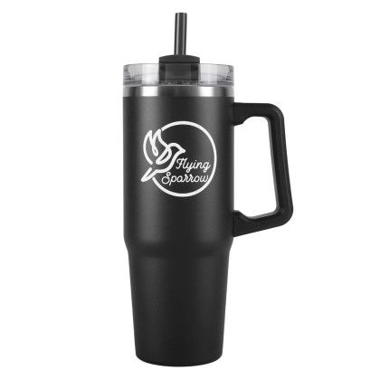 Custom Frosty 30 oz Tumbler - Black Custom Frosty 30 oz Tumbler - Black