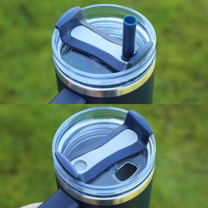 Custom Frosty 30 oz Tumbler - Navy Cap View Custom Frosty 30 oz Tumbler - Navy Cap View