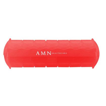 Custom 7-Day AM/PM Med Minder - Translucent Red Custom 7-Day AM/PM Med Minder - Translucent Red