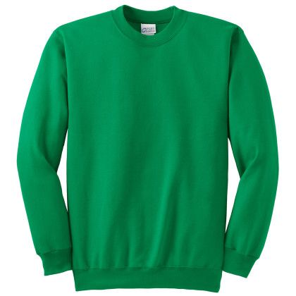 Essential Fleece Crewneck Color Sweatshirt - Kelly