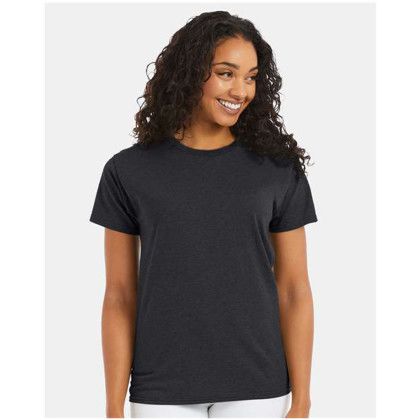 Custom Hanes Full Color - Eco Smart 50/50 Cotton/poly T-Shirt - Charcoal Heather