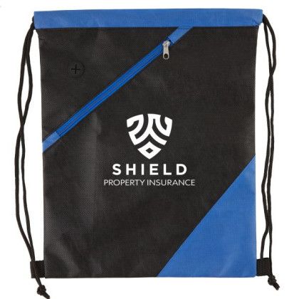 Custom Apex rPET Non-Woven Drawstring Backpack - Royal Blue Custom Apex rPET Non-Woven Drawstring Backpack - Royal Blue