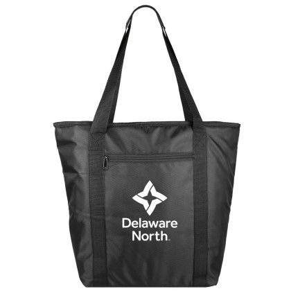 Custom rPET Executive Cooler Tote - Black