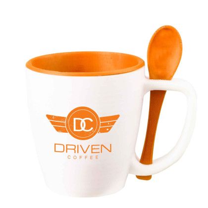 Custom Stir'N Sip Mug - Orange Custom Stir'N Sip Mug - Orange