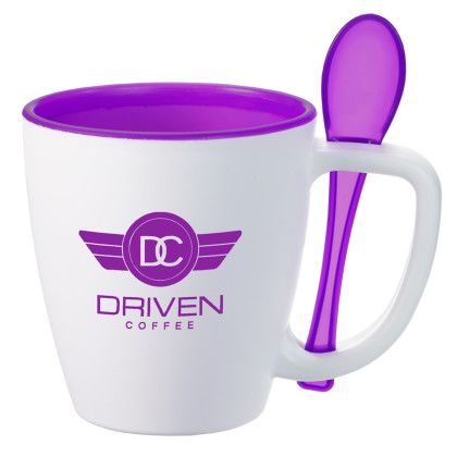 Custom Stir'N Sip Mug - Translucent Purple Custom Stir'N Sip Mug - Translucent Purple