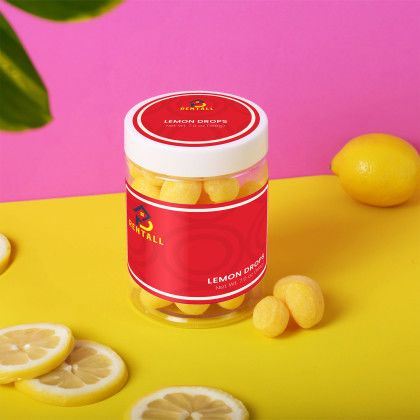 Custom Lemon Drops: Large Jar - Lifestyle Custom Lemon Drops: Large Jar - Lifestyle