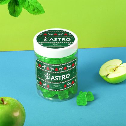 Custom Albanese Green Apple Gummi Bears: Large Jar - Lifestyle