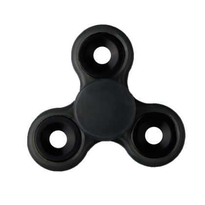 Custom Safety Spin-It Stress Reliever - Translucent Black Custom Safety Spin-It Stress Reliever - Translucent Black