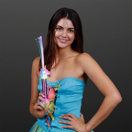 Custom Magical Light Up Unicorn Toy Wands - Lifestyle View Custom Magical Light Up Unicorn Toy Wands - Lifestyle View