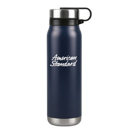 Custom 20 oz. Silverton Stainless Steel Bottle - Matte Dark Blue Custom 20 oz. Silverton Stainless Steel Bottle - Matte Dark Blue