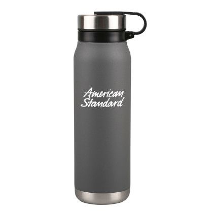 Custom 20 oz. Silverton Stainless Steel Bottle - Matte Grey Custom 20 oz. Silverton Stainless Steel Bottle - Matte Grey