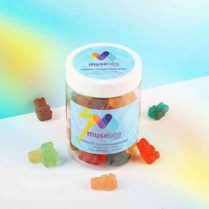 Custom Albanese 12 Flavor Gummi Bears Large Jar Custom Albanese 12 Flavor Gummi Bears Large Jar