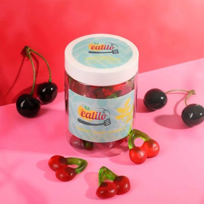 Custom Haribo Happy Cherries: Large Jar Custom Haribo Happy Cherries: Large Jar