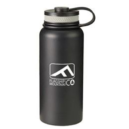 Custom 27 oz. Rainier Stainless Steel Bottle - Matte Black Custom 27 oz. Rainier Stainless Steel Bottle - Matte Black