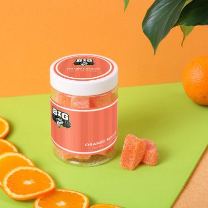 Custom Orange Slices: Large Jar - Lifestyle Custom Orange Slices: Large Jar - Lifestyle