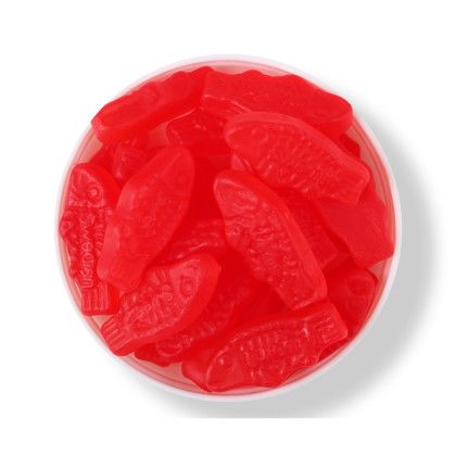 Custom Mini Red Swedish Fish: Small Jar - Swedish Fish Custom Mini Red Swedish Fish: Small Jar - Swedish Fish