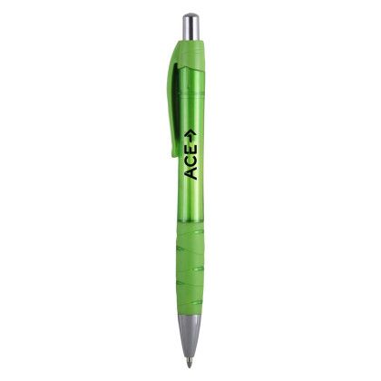 Custom Petaluma Recycled TGC Pen - Translucent lime Custom Petaluma Recycled TGC Pen - Translucent lime