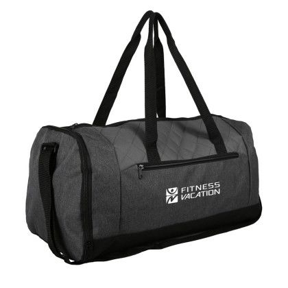 Custom Mod Duffel Bag - Grey Angle View Custom Mod Duffel Bag - Grey Angle View