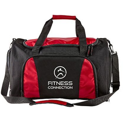Custom Ultimate Duffel Bag - Red Front View Custom Ultimate Duffel Bag - Red Front View