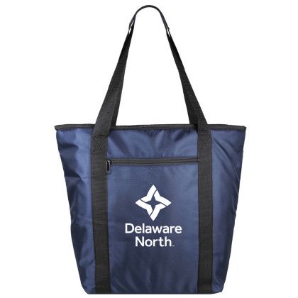 Custom rPET Executive Cooler Tote - Navy