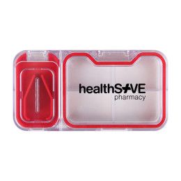 Custom Companion Care Pill Cutter & Box - Red Custom Companion Care Pill Cutter & Box - Red