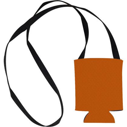 Custom American Made Hands-Free Can Cooler - Texas orange Custom American Made Hands-Free Can Cooler - Texas orange