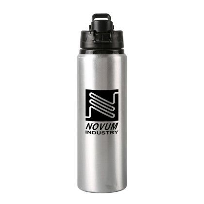 Custom 25 oz. Aspen Aluminum Bottle - Silver Custom 25 oz. Aspen Aluminum Bottle - Silver