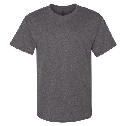Custom Hanes Unisex ComfortSoft Color 100% Cotton T-Shirt - Charcoal Heather