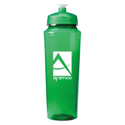 Custom 24 oz. PolySure Measure Bottle - Translucent Green