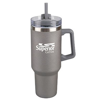 Custom 40 oz. Anchorage Mug - Matte Silver Custom 40 oz. Anchorage Mug - Matte Silver