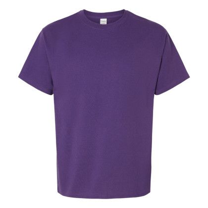 Custom Hanes Unisex ComfortSoft Color 100% Cotton T-Shirt - Athletic Purple