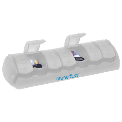 Custom 7-Day Med Minder - Translucent Frost Custom 7-Day Med Minder - Translucent Frost