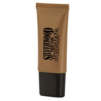 Custom 1 oz. SPF 30 Sunscreen Squeeze Tube - Gold Side View Custom 1 oz. SPF 30 Sunscreen Squeeze Tube - Gold Side View