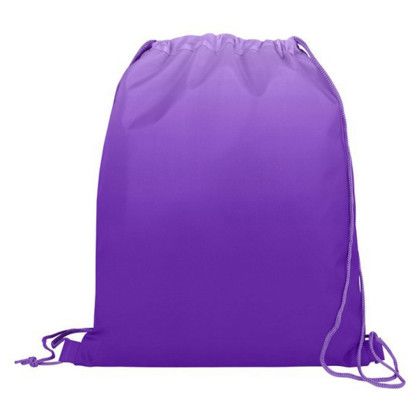 Custom Ombre Sport Pack Drawstring Backpack - Purple Custom Ombre Sport Pack Drawstring Backpack - Purple