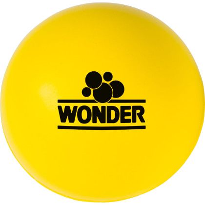 Custom Round Stress Ball - Yellow Custom Round Stress Ball - Yellow