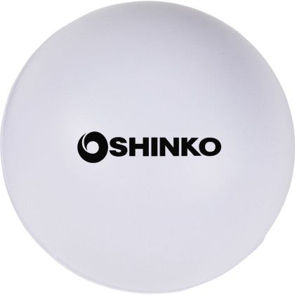 Custom Round Stress Ball - White Custom Round Stress Ball - White