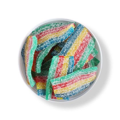 Custom Sour Rainbow Belts: Large Jar - Rainbow Belts Custom Sour Rainbow Belts: Large Jar - Rainbow Belts