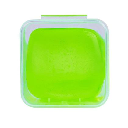 Custom SqueeDoh Sensory Cube - Green - Front view