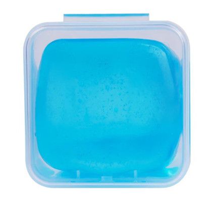 Custom SqueeDoh Sensory Cube - Blue - Front view