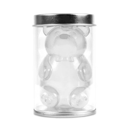Custom JellyDoh Squish Bear - Clear Front view Custom JellyDoh Squish Bear - Clear Front view