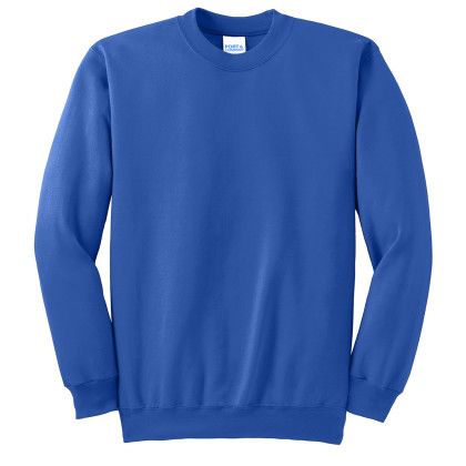 Essential Fleece Crewneck Color Sweatshirt - Royal