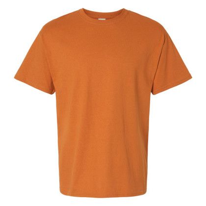 Custom Hanes Unisex ComfortSoft Color 100% Cotton T-Shirt - Texas Orange