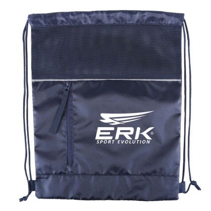 Custom rPET Mesh Drawstring Backpack - Navy Custom rPET Mesh Drawstring Backpack - Navy