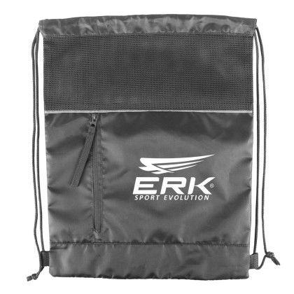 Custom rPET Mesh Drawstring Backpack - Grey Custom rPET Mesh Drawstring Backpack - Grey
