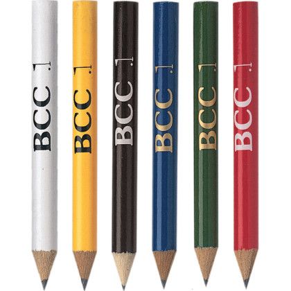 Custom Round Golf Pencil - All Colors Custom Round Golf Pencil - All Colors