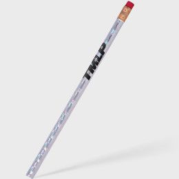 Custom Foiled Foreman Pencil - Sparkling Silver